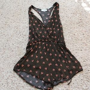Printed Romper
